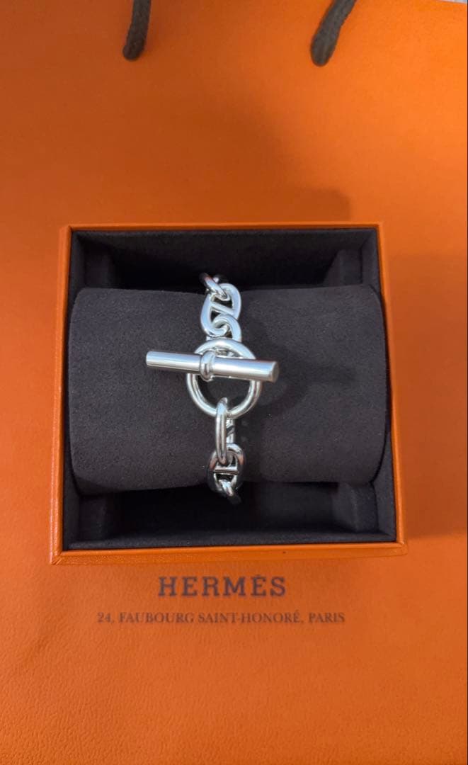 【新品未使用】HERMES エルメス シェーヌダンクル GM12コマ 国内正規品