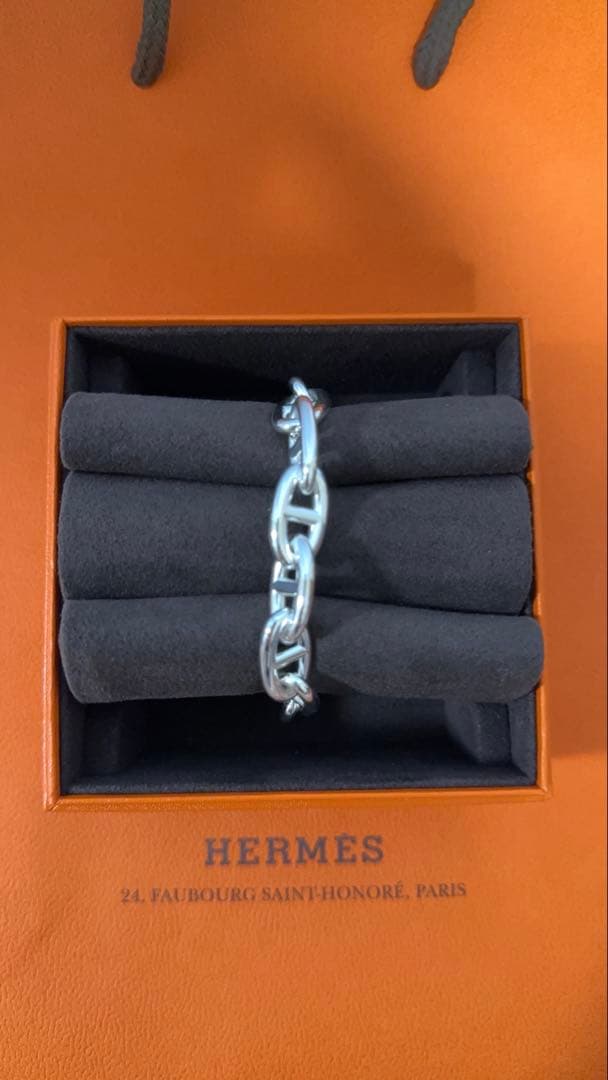 【新品未使用】HERMES エルメス シェーヌダンクル GM12コマ 国内正規品