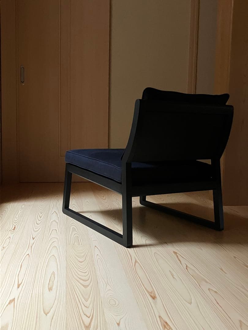 Yoshi　カッシーナ　イクスシー　ラウンジソファ　ブラック　木製