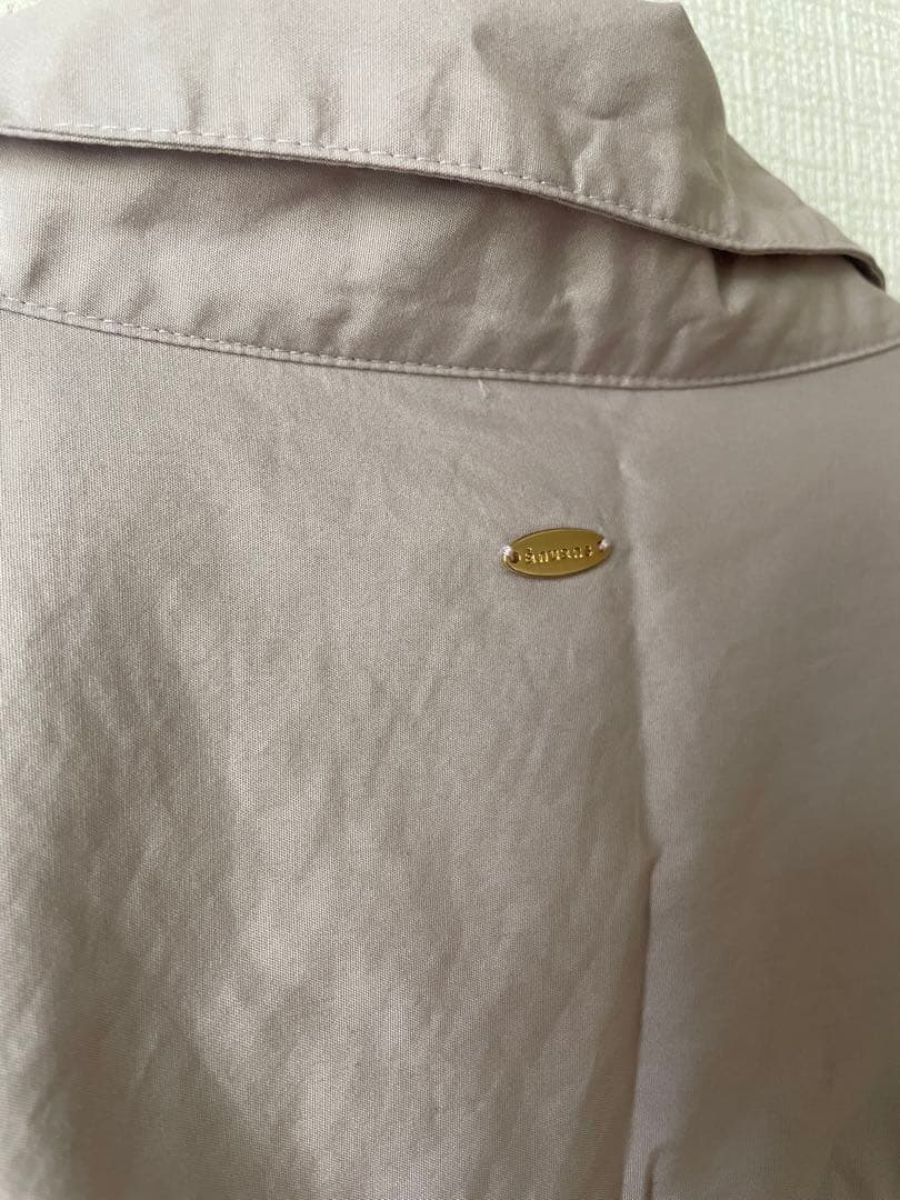 ánuans グレイッシュピンク スタンダードシャツ freesize 25aw