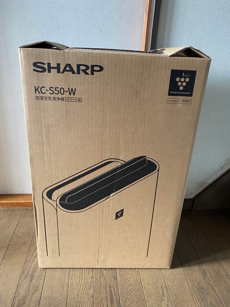 【新品未使用プラズマクラスター7000 】SHARPKC-S50 加湿空気清浄機