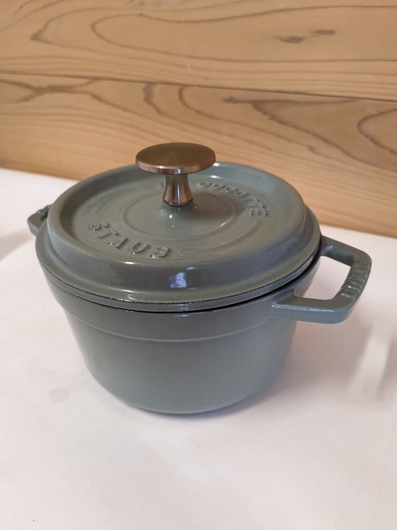 Staub　ストウブ 鍋 14cm ユーカリ ピコ ココット　ラウンド