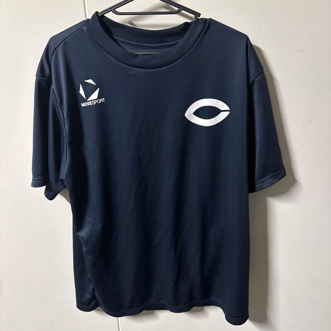 ネイビー 半袖 バレーボールシャツ