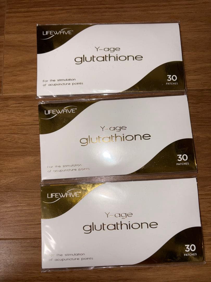 新品　未開封　ライフウェーブ　グルタチオン　30パッチ×3