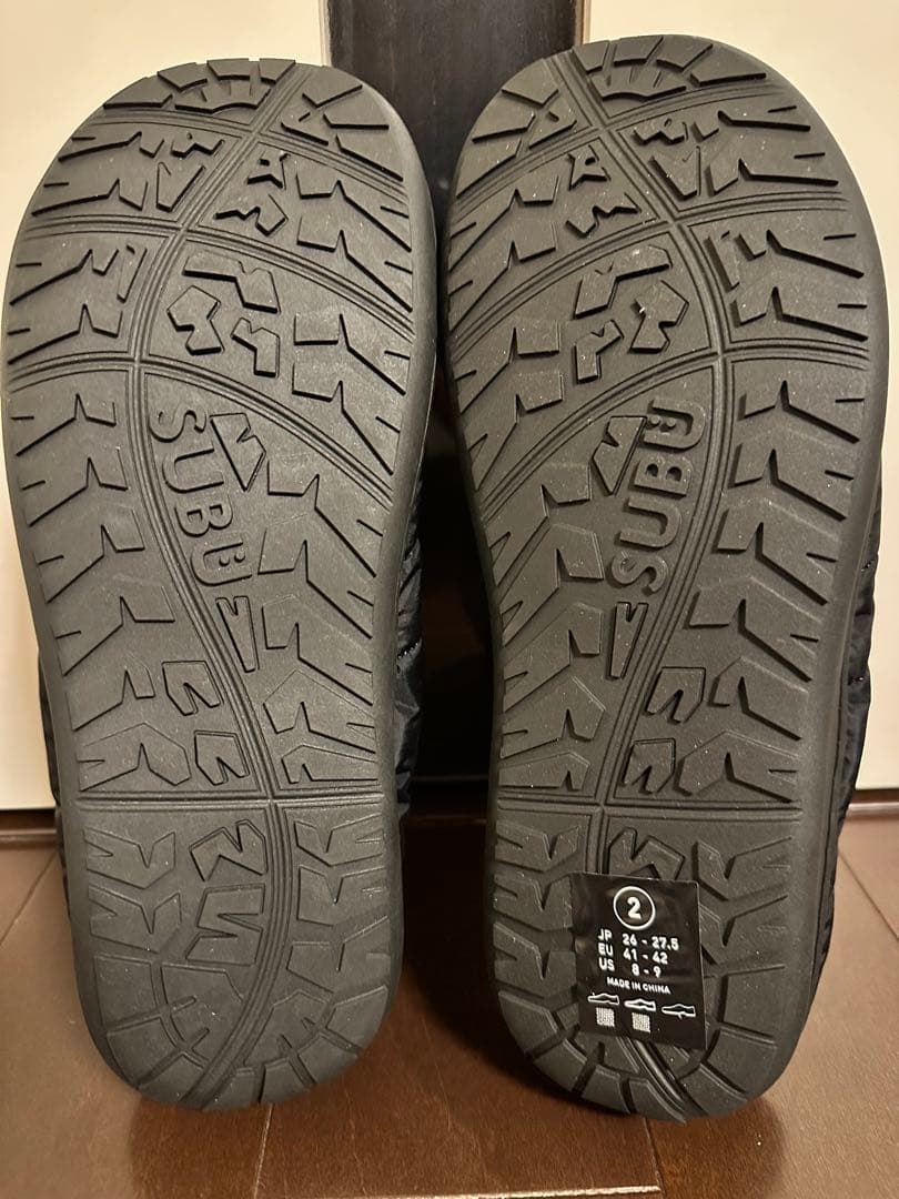 新品未使用　SUBU ×FRAGMENT × NANGA ブラック　サイズ2