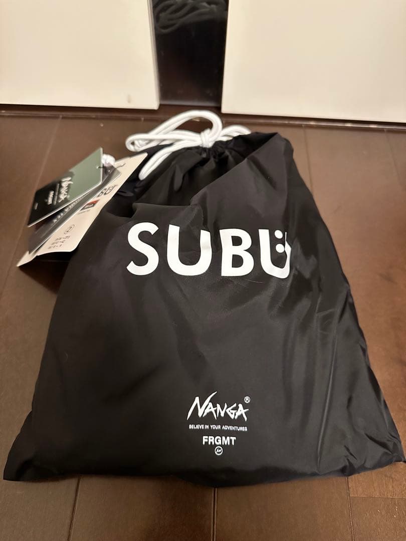 新品未使用　SUBU ×FRAGMENT × NANGA ブラック　サイズ2