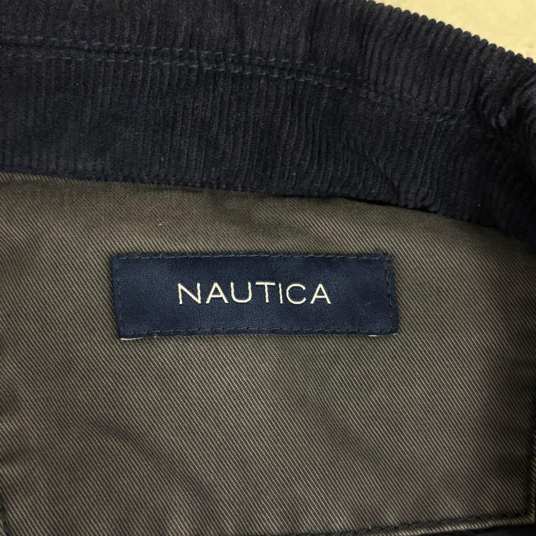 Qaz NAUTICA ガーメント ダイ チノ ジップ ブルゾン ダック