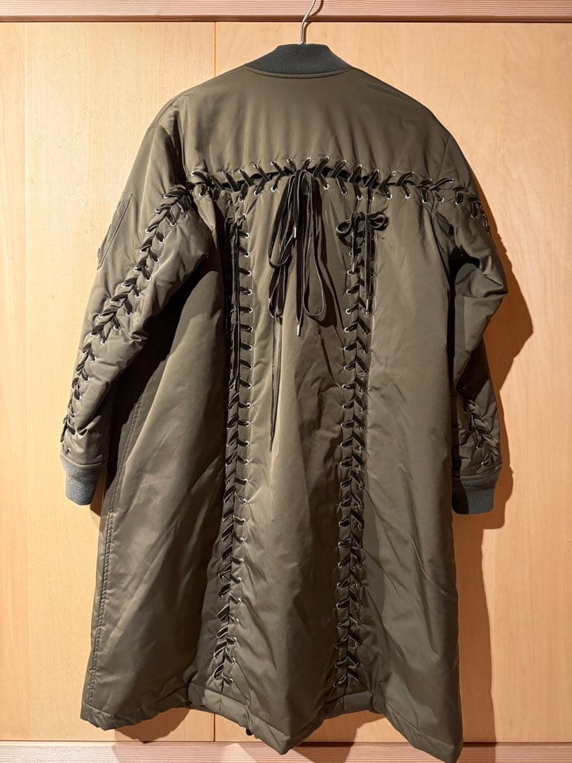 ベル⭐︎G.V.G.V. MA1ロングコート　パーカー付