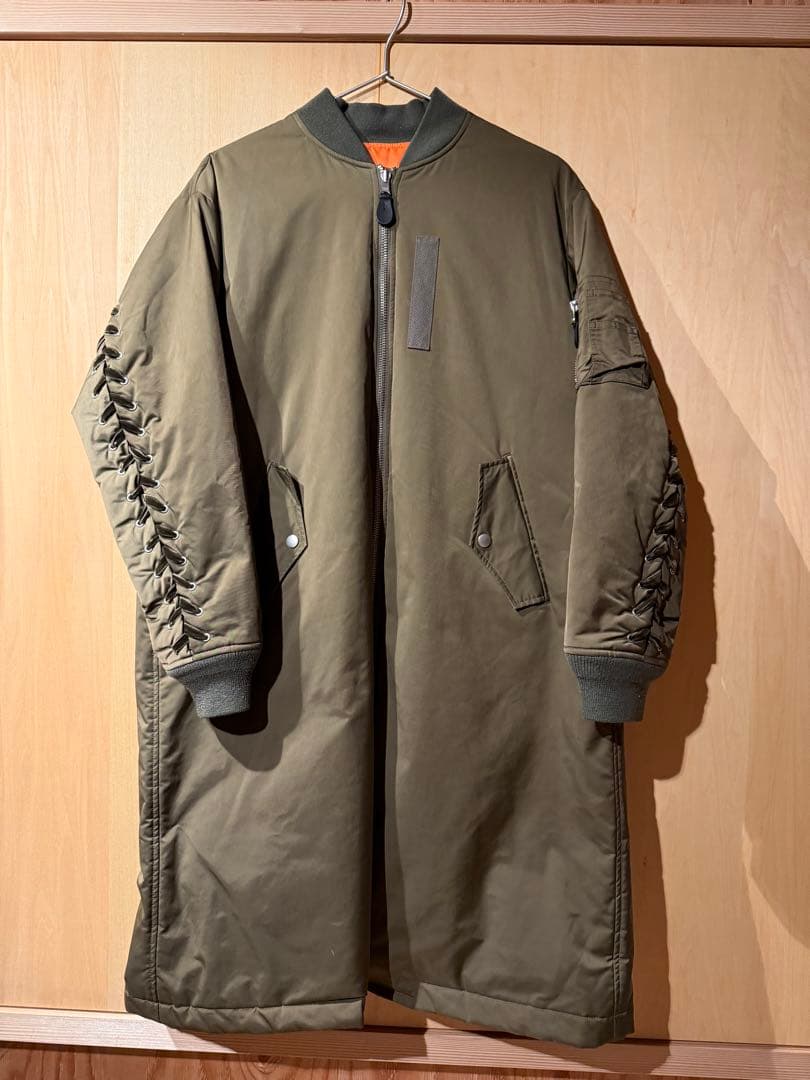 ベル⭐︎G.V.G.V. MA1ロングコート　パーカー付