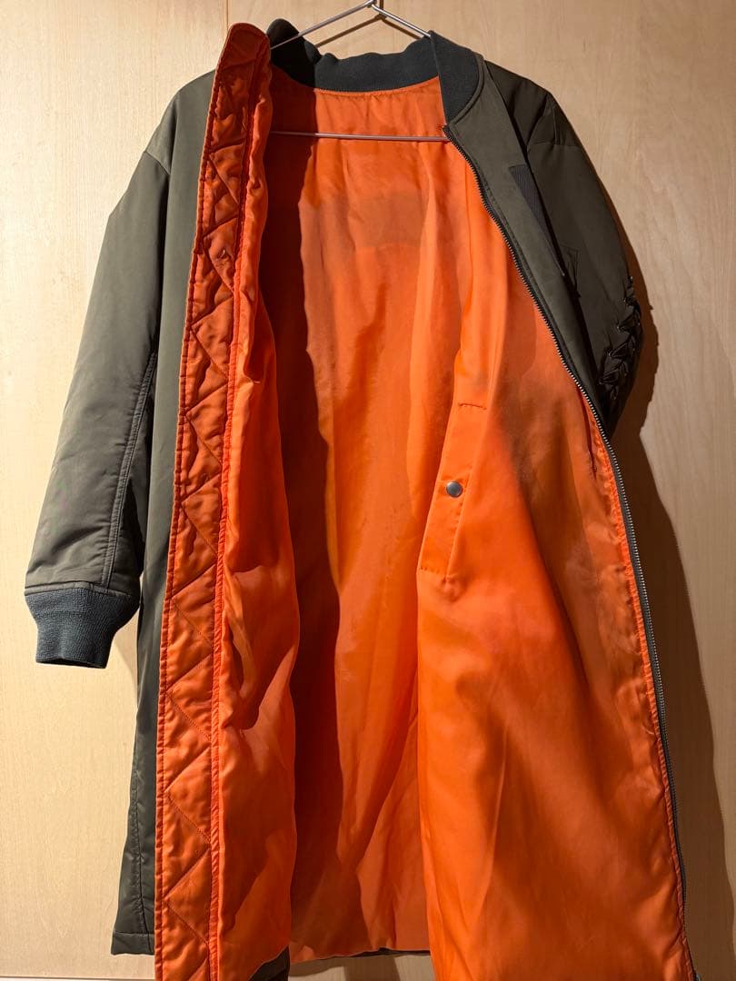 ベル⭐︎G.V.G.V. MA1ロングコート　パーカー付