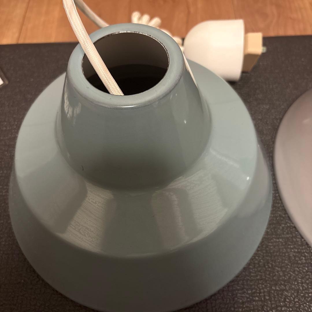 MOMO NATURAL ペンダントライト　グレー＆ブルーグレー