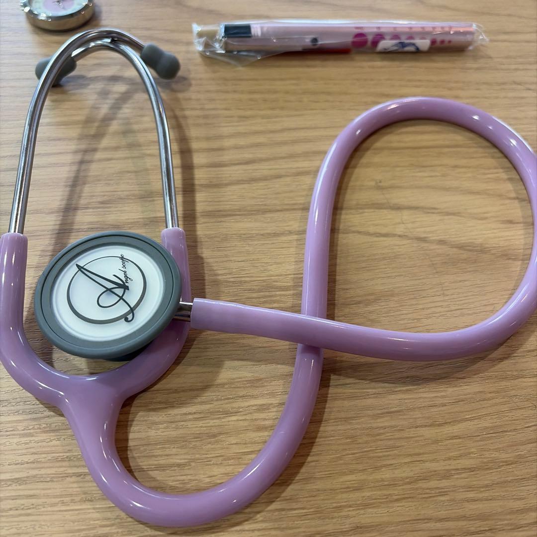 ピンク 聴診器 ナースバッグ セット　ペンライト　ナースウォッチ　看護学生
