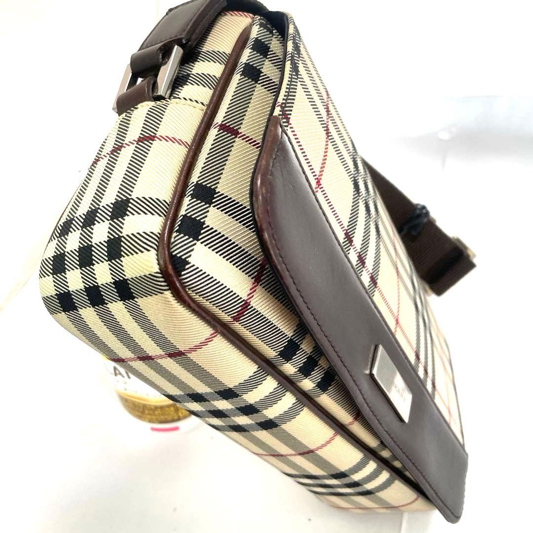 BURBERRY バーバリー ノバチェック 本革　ミニショルダーバッグ