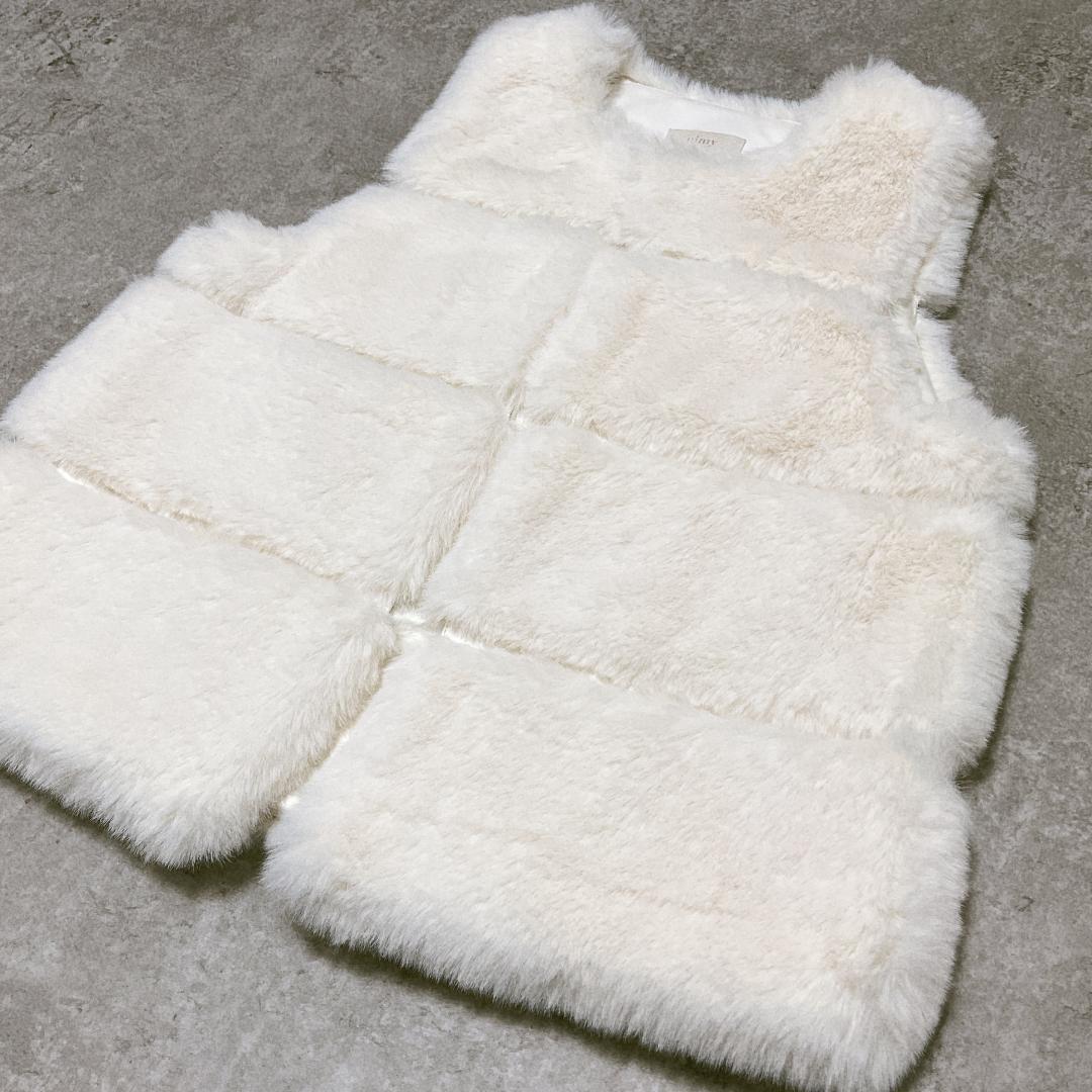 最終お値下げ！！【大人気】eimy itstore フェイクファーステップベスト