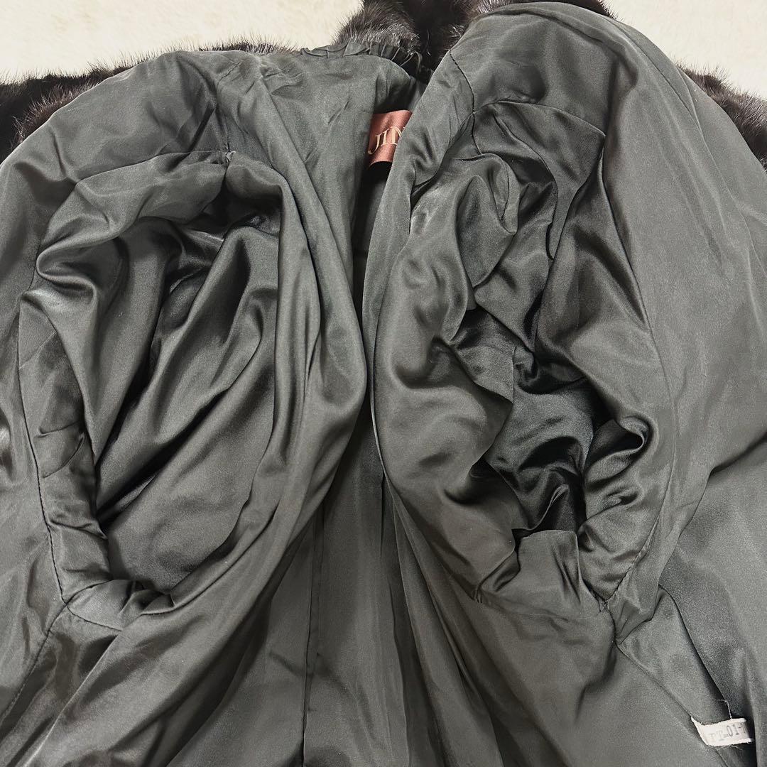 SAGAMINK サガミンク 銀サガ jindo ショールカラー ミンク コート