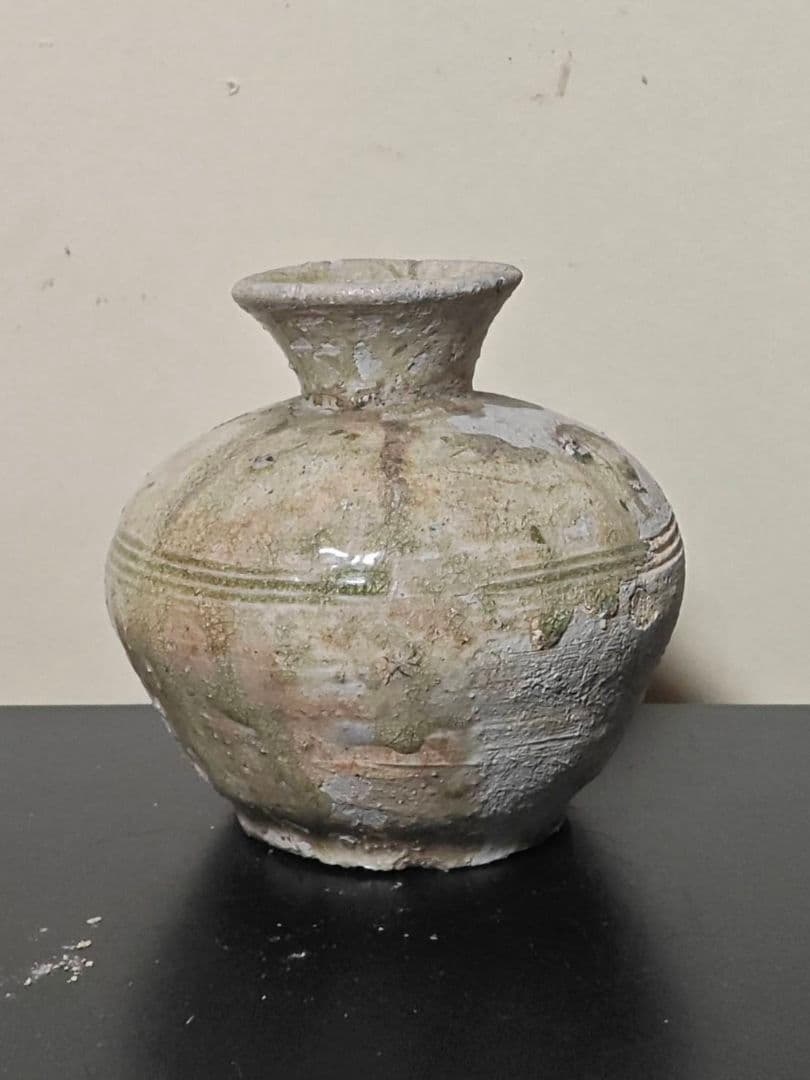 古瀬戸小壺　小瓶子　雀口　鎌倉時代　古美術　花呼ぶ器　稀少