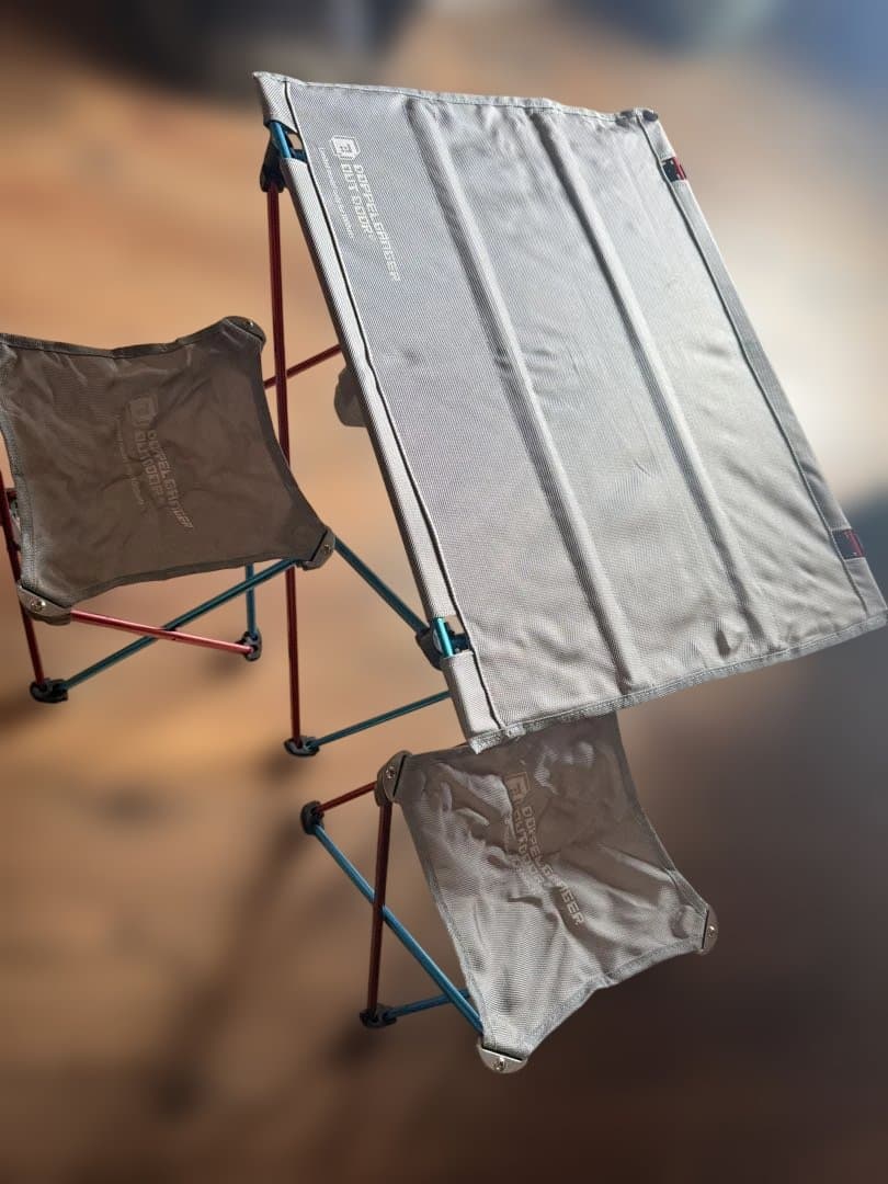 ドッペルギャンガー　限定1000セット　折りたたみテーブルチェア2脚　美品