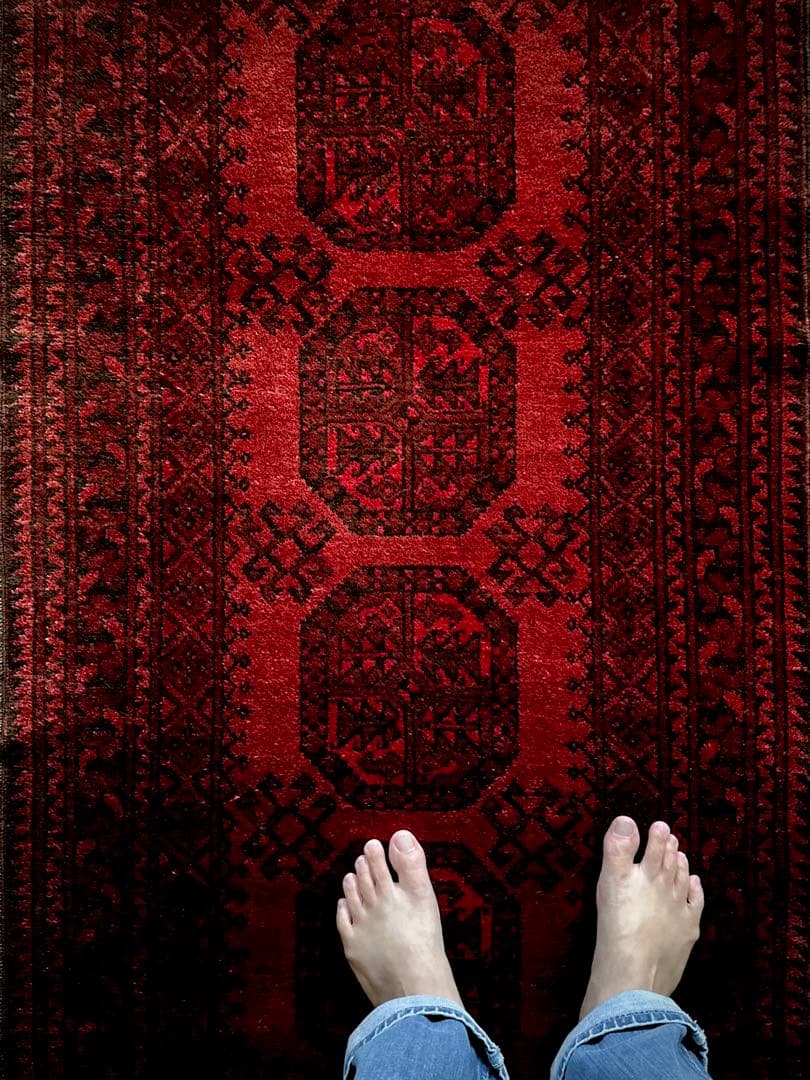 トライバルラグ　ヴィンテージラグ　トルクメン　ランナーラグ　プリミティブアート