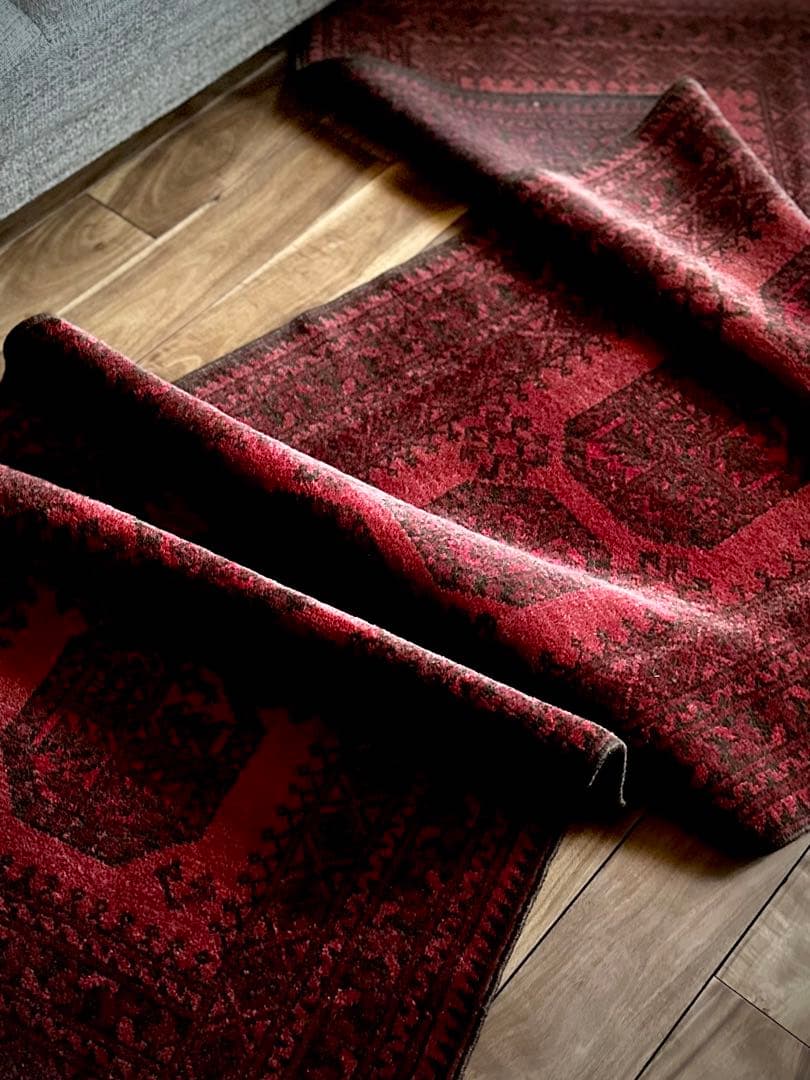 トライバルラグ　ヴィンテージラグ　トルクメン　ランナーラグ　プリミティブアート