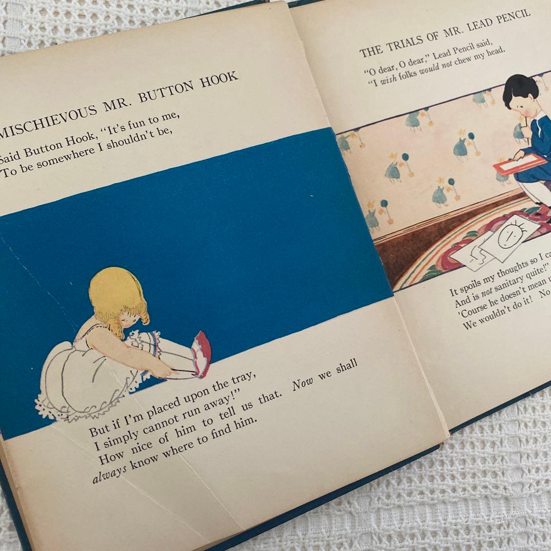 【希少】1924年 アメリカの可愛い絵本 エリザベスゴードン ビスクドール