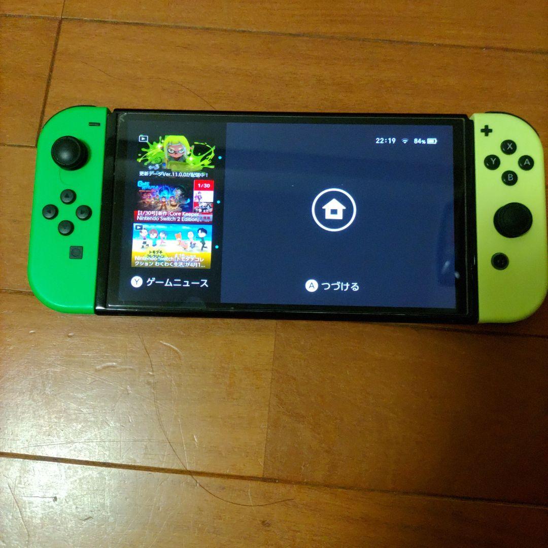 Nintendo Switch グリーン/イエロー 本体