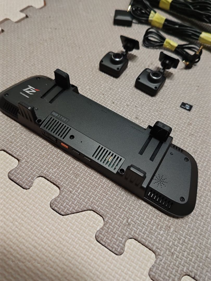 TZ-D203MWミラー型ドライブレコーダー 前後カメラ付き