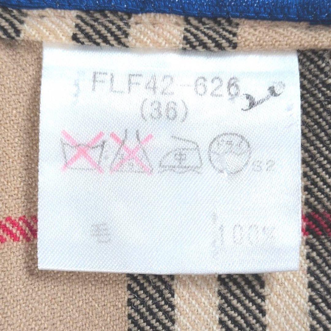 【美品✨】バーバリーブルーレーベル ミニスカート ノバチェック ベルト プリーツ