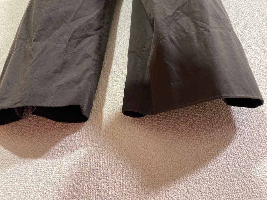 25SS MAATEE&SONS MILITARY SLACKS チャコール1