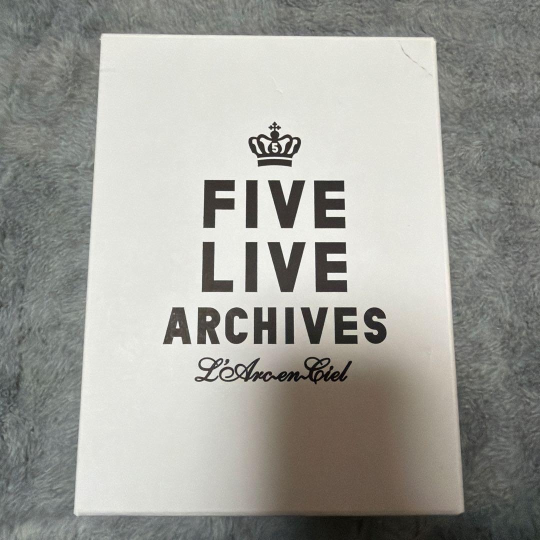 ラルク　FIVE LIVE ARCHIVES 5枚組 DVD