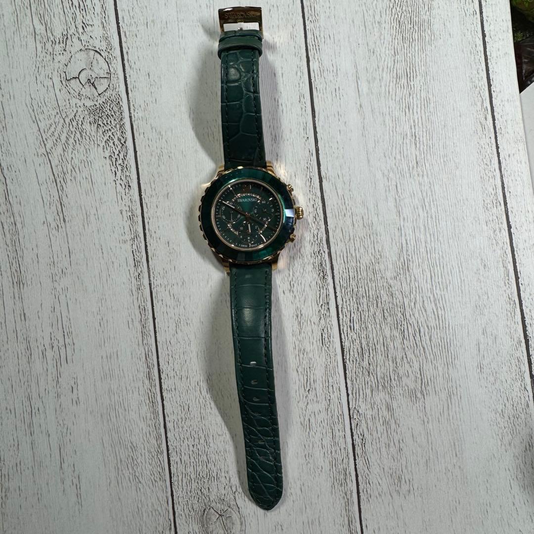 サイトウ　SWAROVSKI Octea lux chrono グリーン
