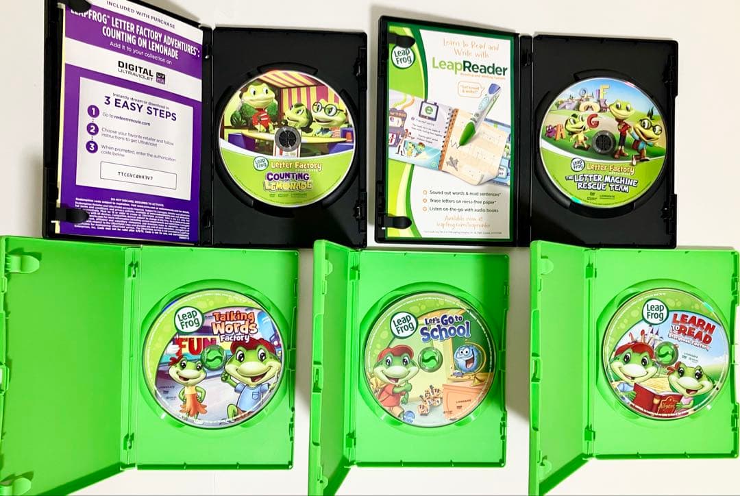 LeapFrog 10枚組 DVDセット メガパック
