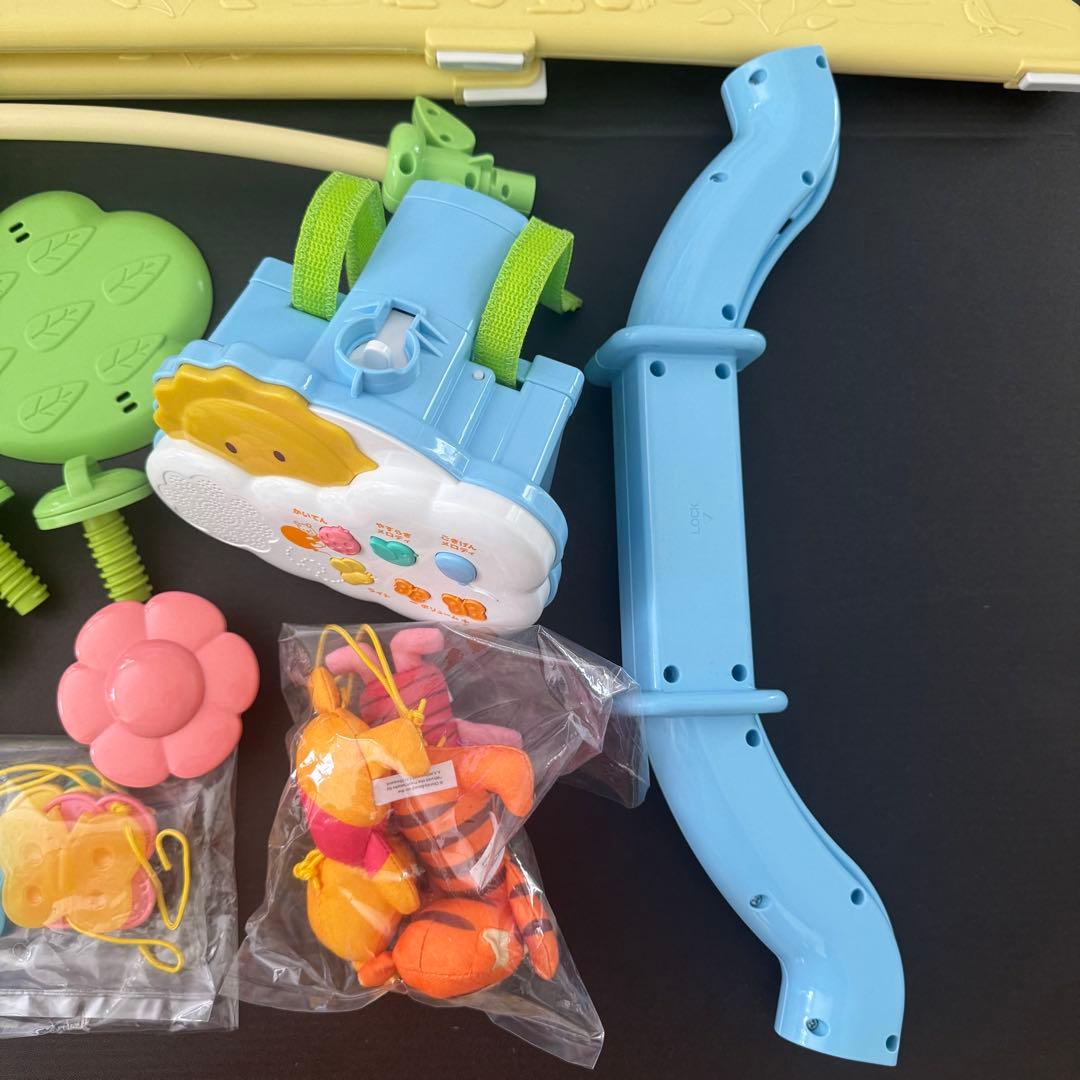 【極美品】くまのプーさん　えらべる回転 6WAYジムにへんしんメリー　プーメリー