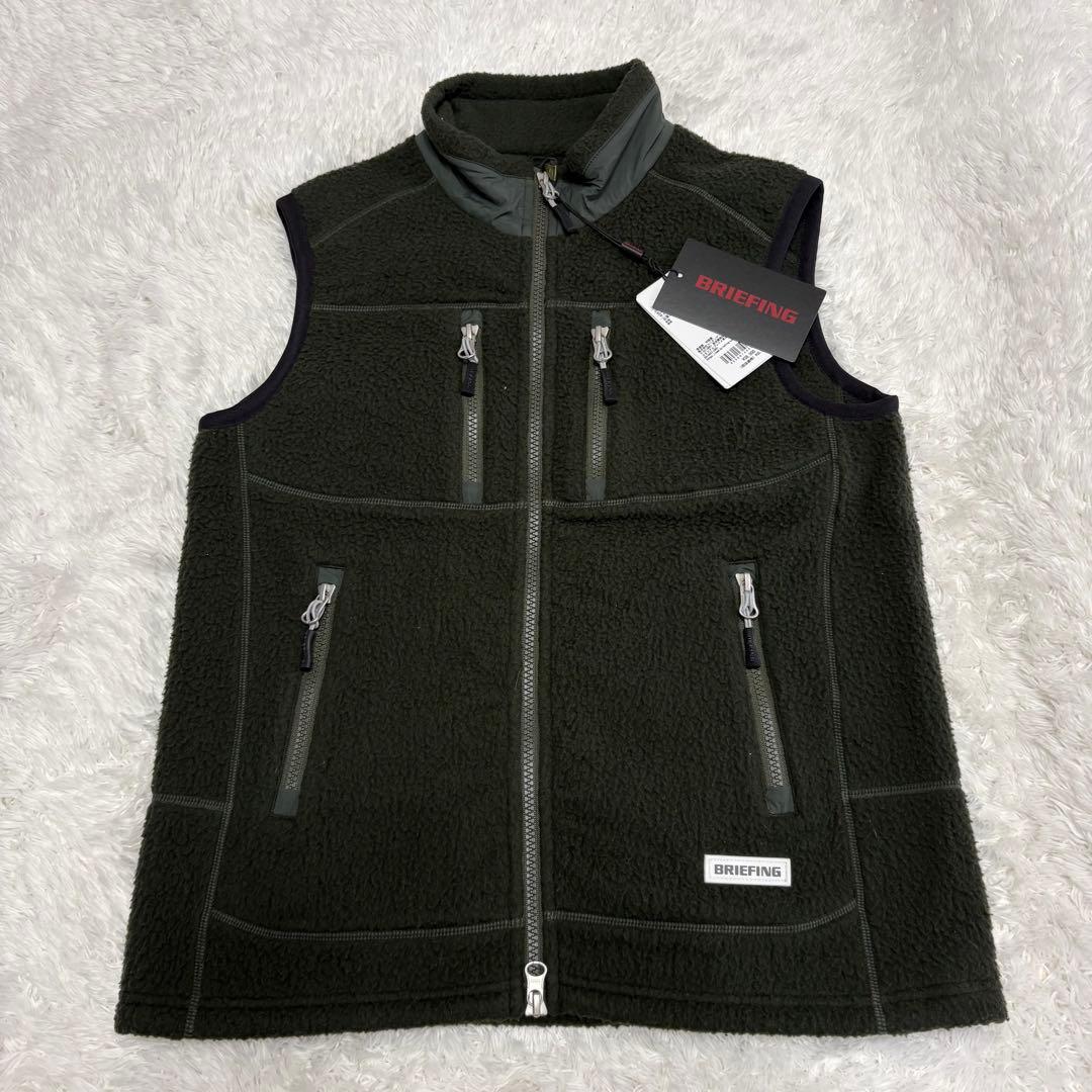 新品タグ付き ブリーフィング 2024年モデル ダブルジップ ボアベスト