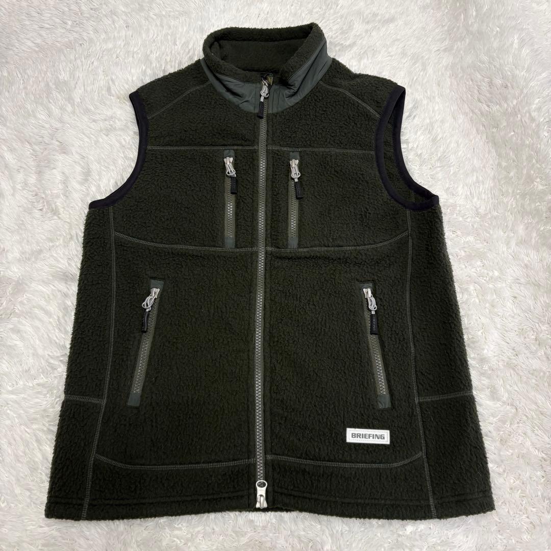 新品タグ付き ブリーフィング 2024年モデル ダブルジップ ボアベスト