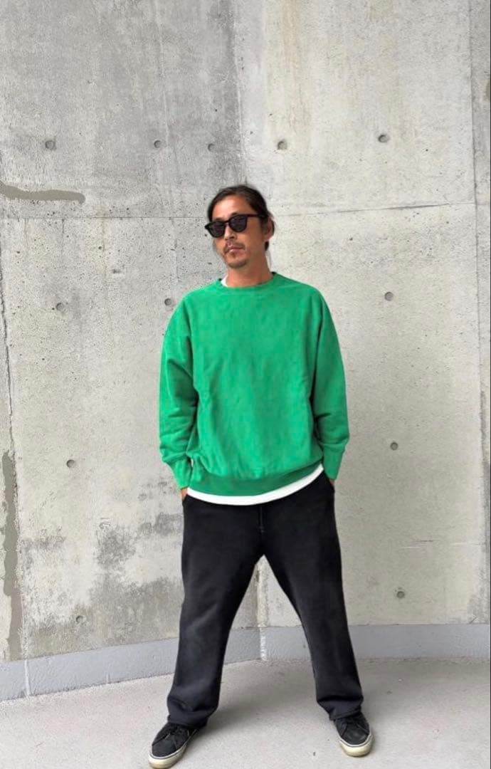 WAX(ワックス) / VINTAGE SWEAT SHIRTS - GREEN