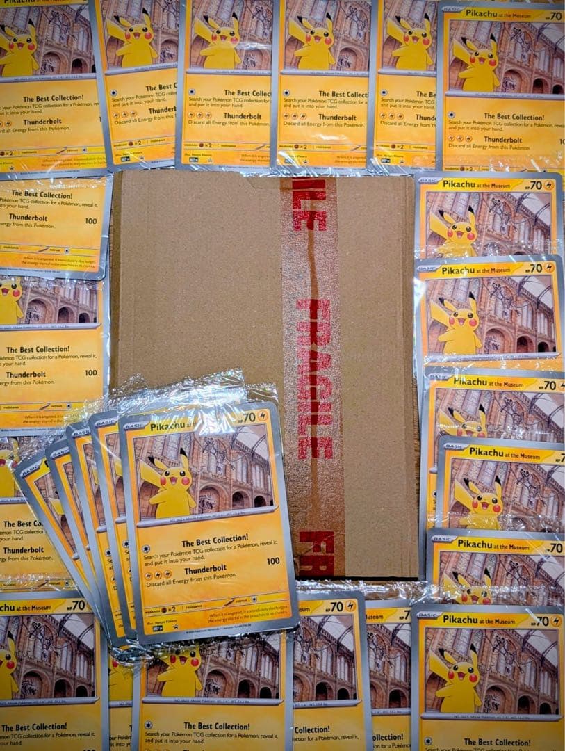 Sale 50枚 Pikachu at the Museum ピカチュウ 博物館