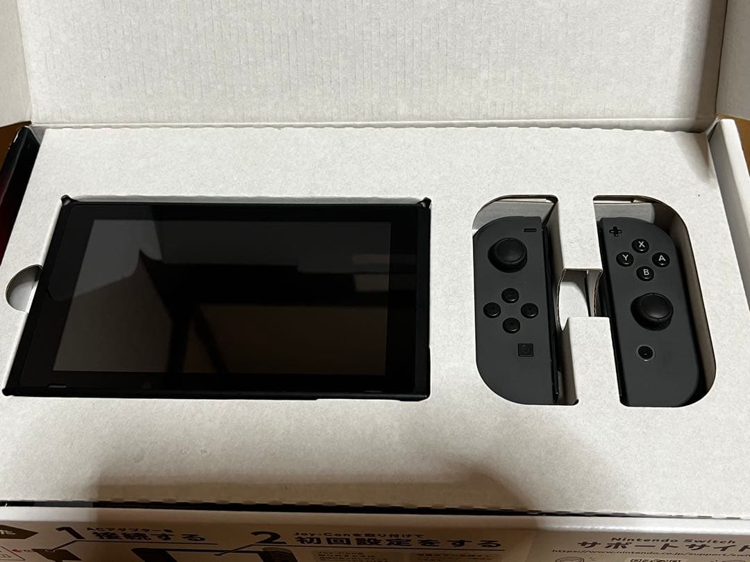 Nintendo Switch グレー 本体 128GB SDカード付