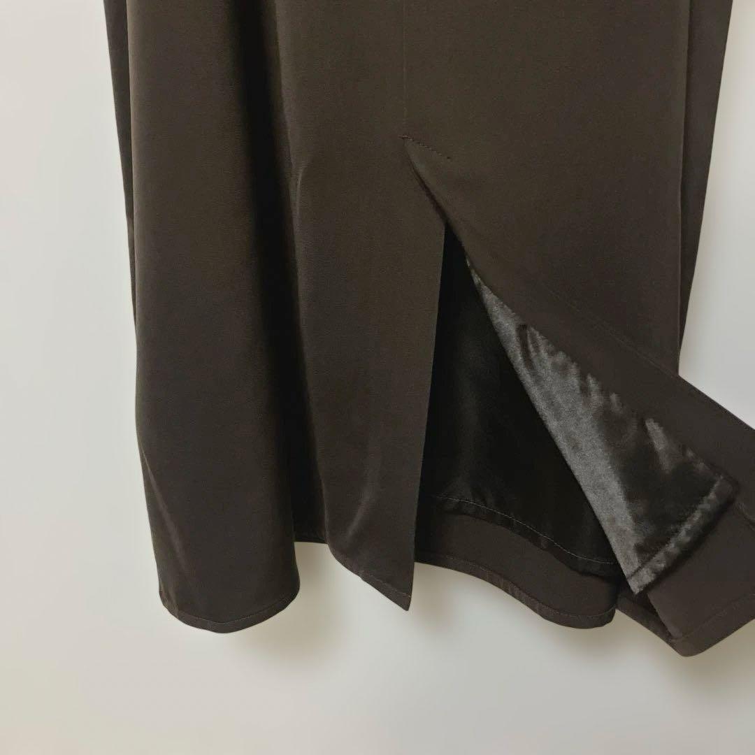 人気　ニアナ　マルチレイヤードセットドレス ブラウン　M