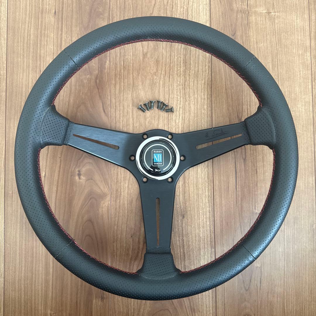 FET 正規品 NARDI ナルディクラシックパンチングレザー 35パイ