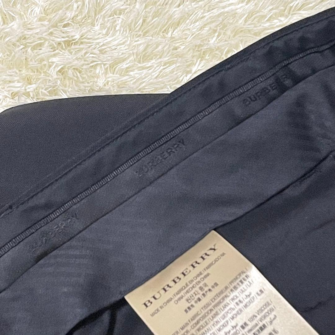 Burberry バーバリー　【美品】スラックス　ドレスアップ　ブラック　羊毛