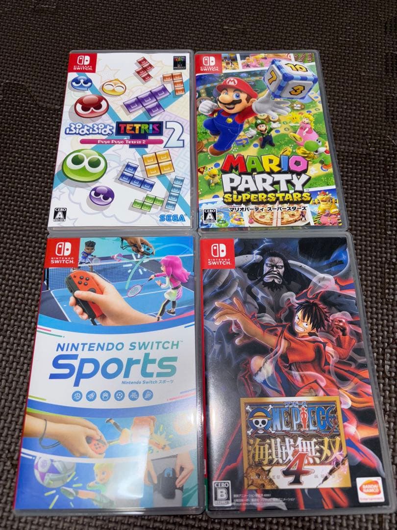 スイッチ　Switch ソフト　4本セット　海賊無双4 マリパ　ぷよてと2