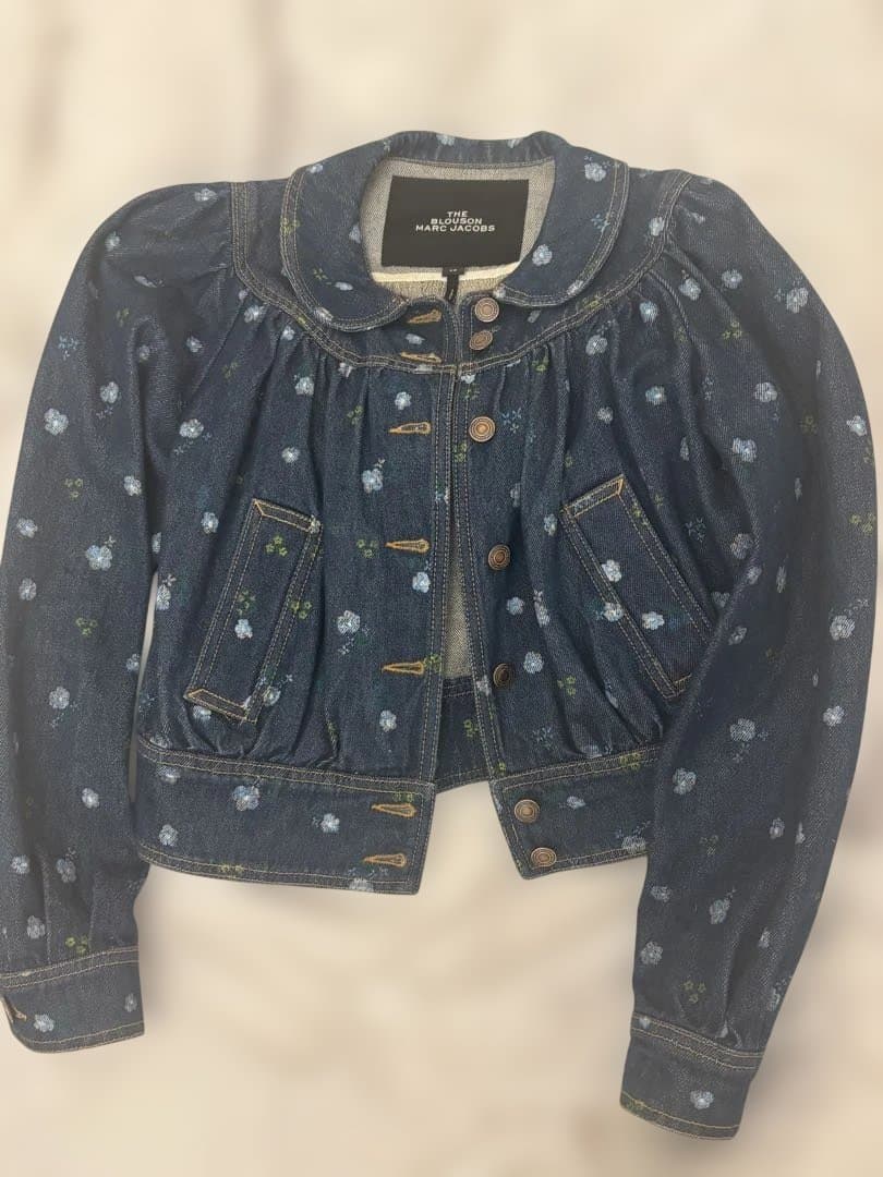 MARC JACOBS フラワープリント デニムジャケット