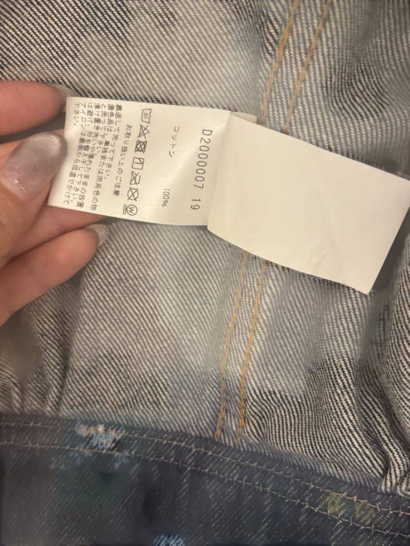 MARC JACOBS フラワープリント デニムジャケット