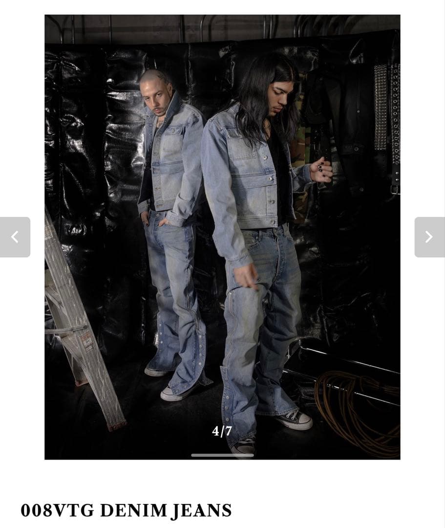 パンツ 008VTG DENIM JEANS / NO MASS PROD.