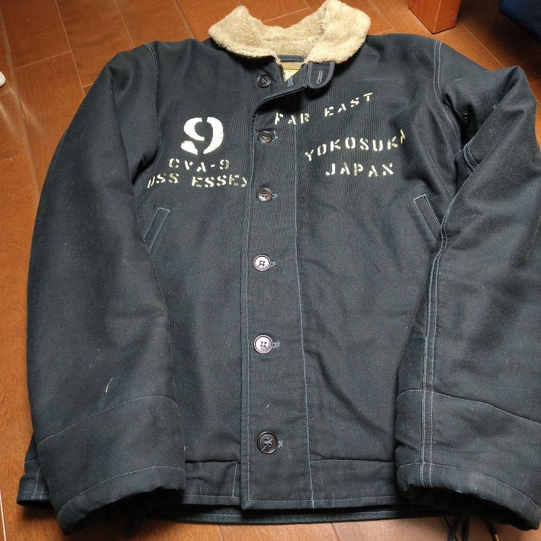 バズリクソンズ　n-1デッキジャケット　ミリタリージャケット　ブラック