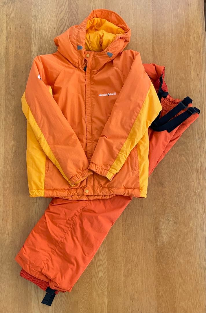 モンベル　キッズ　スキーウェアセットアップ　サイズ150
