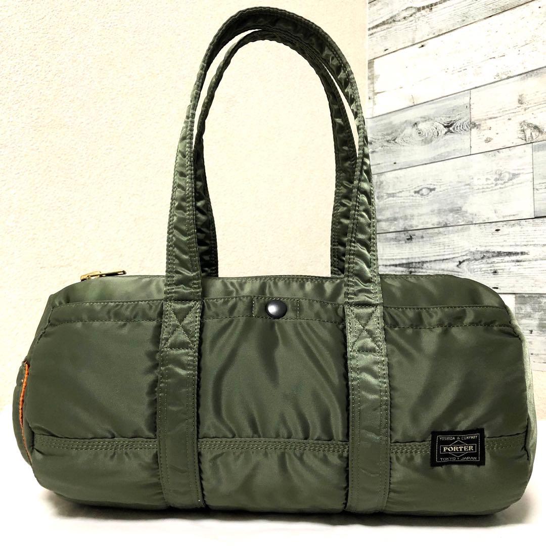 超美品✨希少 ポーター タンカー ミニボストンバッグLサイズ セージ 吉田カバン