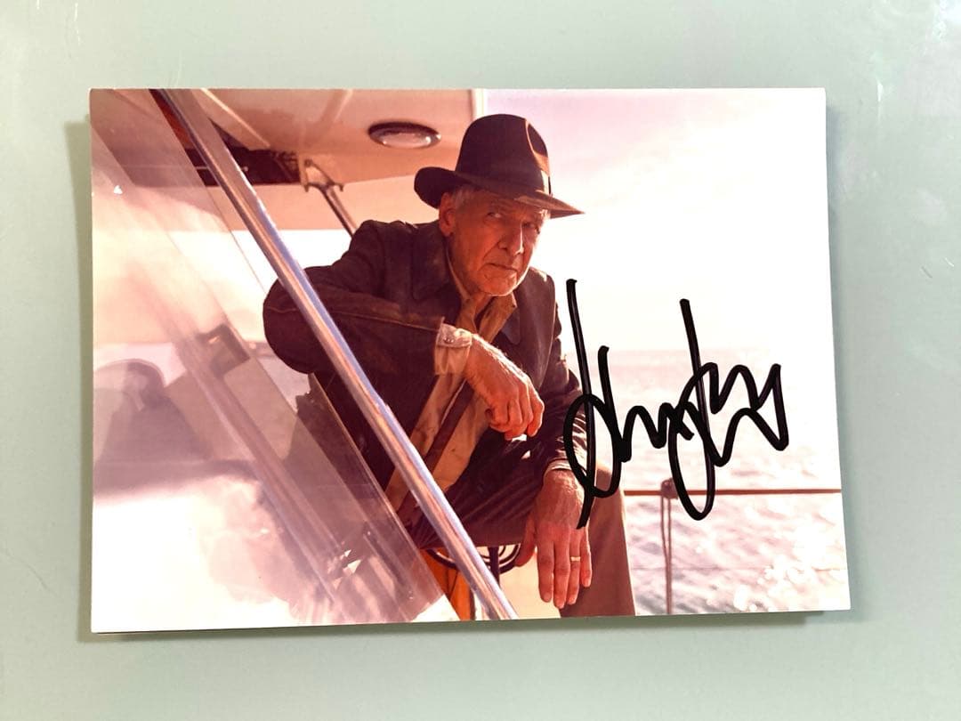 ハリソンフォード直筆サイン入り2Lサイズ写真…