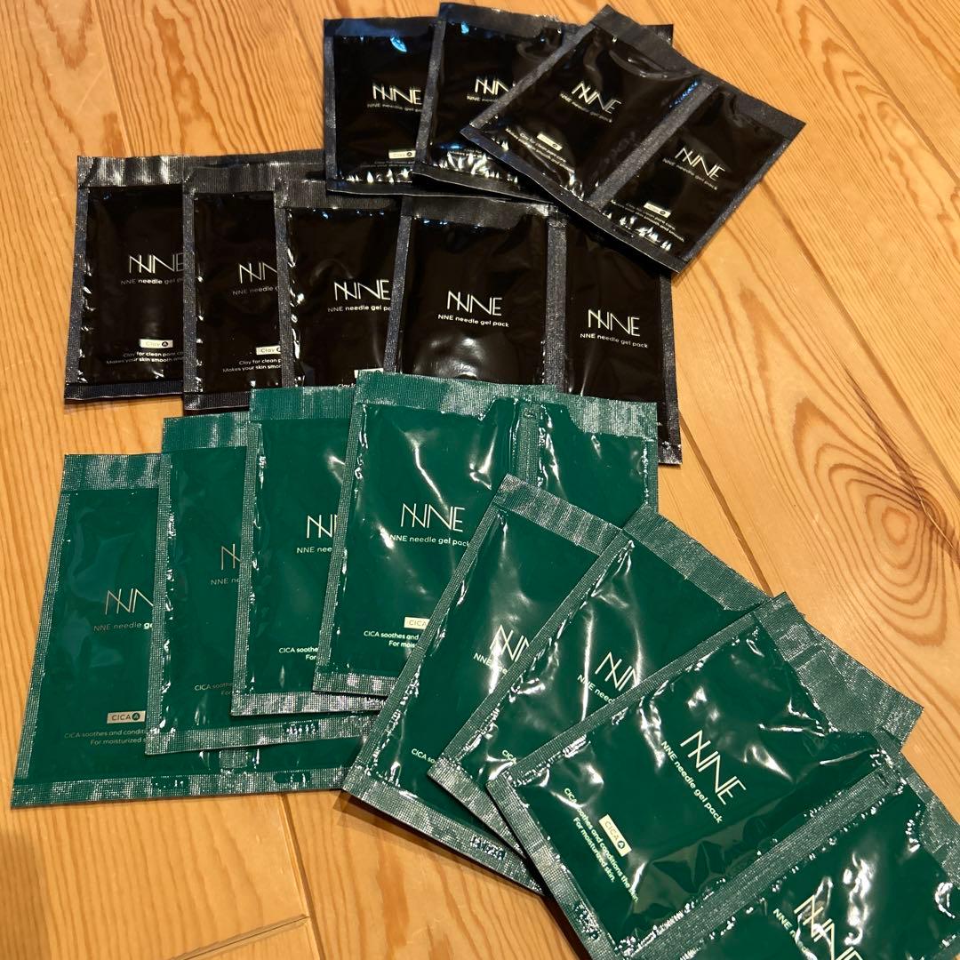 NNEニードル炭酸パック　NNE炭酸ニードルパック　(黒7、緑7)