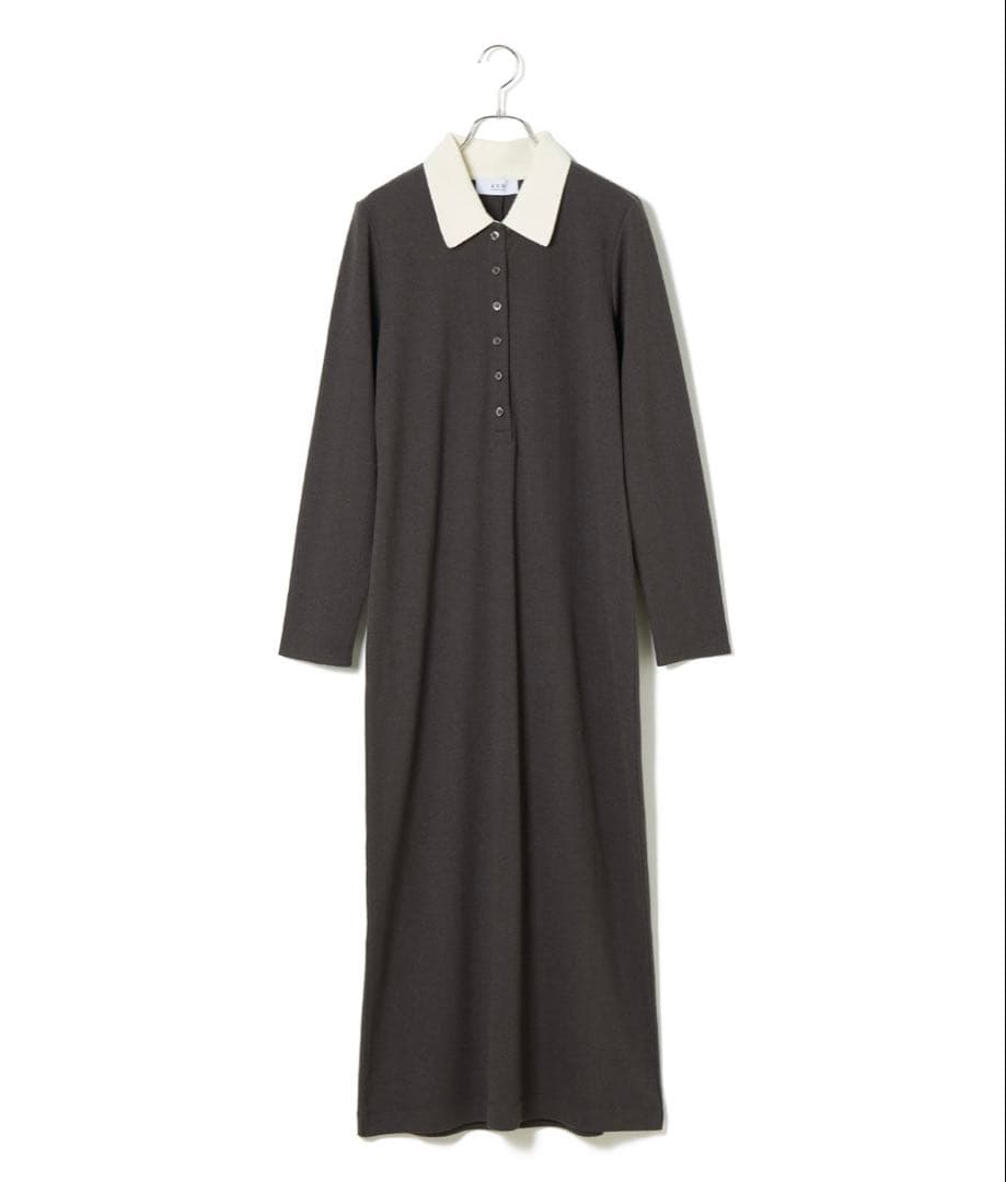 美品Adam et Rope'ポロシャツワンピース